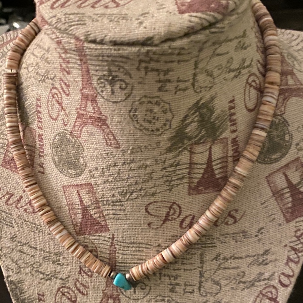 Vintage Native American SS/heishi/turquoise